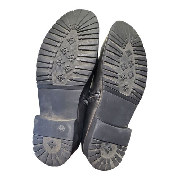 Polar Fox Wyatt Men's Boots Black Zipper Buckle Motorcycle MPX608005 , Size 8 - Picture 9 of 15